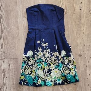Old Navy Strapless Floral Dress
